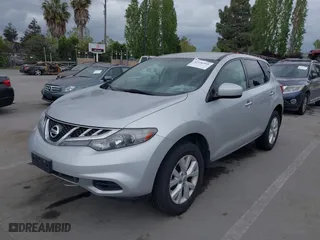 2012 Nissan Murano SL with VIN JN8AZ1MUXCW107804, listed as a IAAI auction lot 42136951 with 1 mi miles. Bid and sale history available at carsss.com. Image 6.