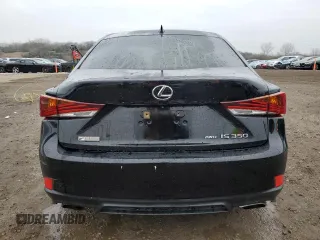 2017 Lexus IS 350 with VIN JTHCE1D22H5013734, listed as a Copart auction lot 80974524 with 89,820 mi miles and Salvage title. Bid and sale history available at DreamBid. Image 6.