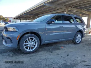 2025 Dodge Durango GT Plus с VIN 1C4RDJDG6SC518012, выставлен на аукционе Copart как лот 49265085 с пробегом 1 745 миль миль и Списание • Salvage title. История ставок и продаж доступна на DreamBid. Изображение 1.