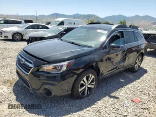 2018 Subaru Outback Limited with VIN 4S4BSANCXJ3393044, listed as a Copart auction lot 61388025 with 66,286 mi miles and Salvage title. Bid and sale history available at DreamBid. Image 1.