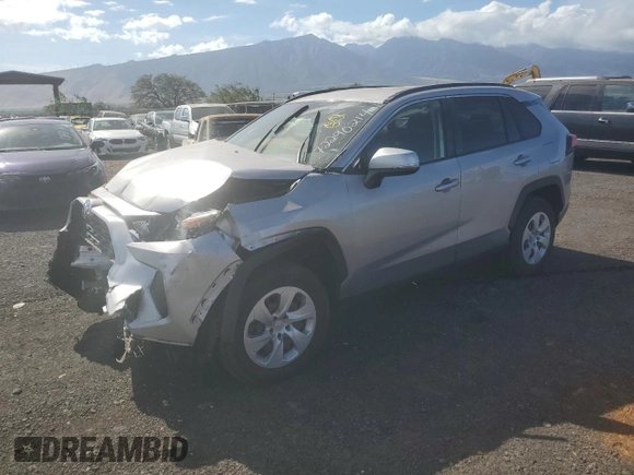 2021 Toyota RAV4 LE with VIN JTMK1RFVXMD075722, listed as a Copart auction lot 72290214 with 0 mi miles and Salvage Title. Bid and sale history available at carsss.com. Image 1.