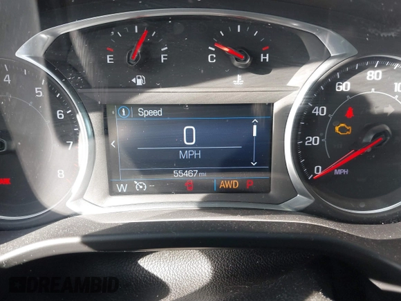 2021 GMC Acadia SLE with VIN 1GKKNRLS4MZ235602, listed as a IAAI auction lot 41515177 with 55,467 mi miles. Bid and sale history available at carsss.com. Image 16.