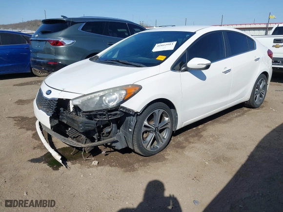 2015 Kia Forte EX with VIN KNAFX4A86F5378446, listed as a IAAI auction lot 41812913 with 162,286 mi miles. Bid and sale history available at carsss.com. Image 18.
