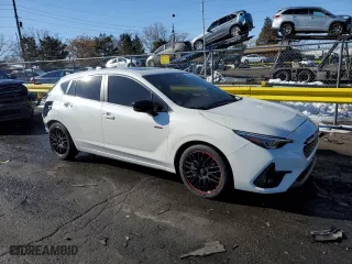 2024 Subaru Impreza RS with VIN JF1GUHJCXR8270450, listed as a Copart auction lot 42933815 with 5,476 mi miles and Salvage Title. Bid and sale history available at carsss.com. Image 4.
