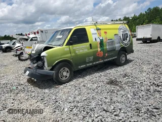 2016 Chevrolet Express Cargo with VIN 1GCWGAFFXG1289982, listed as a Copart auction lot 60210755 with Not provided miles and Salvage title. Bid and sale history available at DreamBid. Image 1.