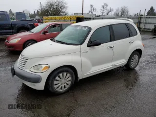 2002 Chrysler PT Cruiser with VIN 3C4FY48B72T380802, listed as a Copart auction lot 43185795 with 136,569 mi miles and Salvage Title. Bid and sale history available at carsss.com. Image 1.