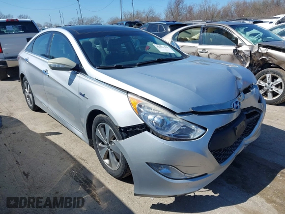 2012 Hyundai Sonata Hybrid z VIN KMHEC4A42CA054710, wystawiony jako IAAI lot #41871775 z przebiegiem Nie podano mil oraz . Historia ofert i sprzedaży dostępna na DreamBid. Obrazek 1.
