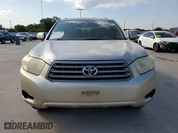 2008 Toyota Highlander with VIN JTEDS41A582021531, listed as a Copart auction lot 62220084 with 256,131 mi miles and Salvage title. Bid and sale history available at DreamBid. Image 5.