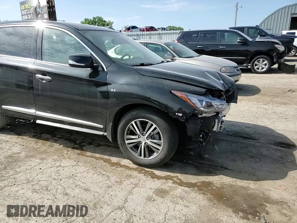 2019 Infiniti QX60 Pure with VIN 5N1DL0MN4KC570093, listed as a Copart auction lot 55215625 with 103,646 mi miles and Salvage title. Bid and sale history available at DreamBid. Image 14.