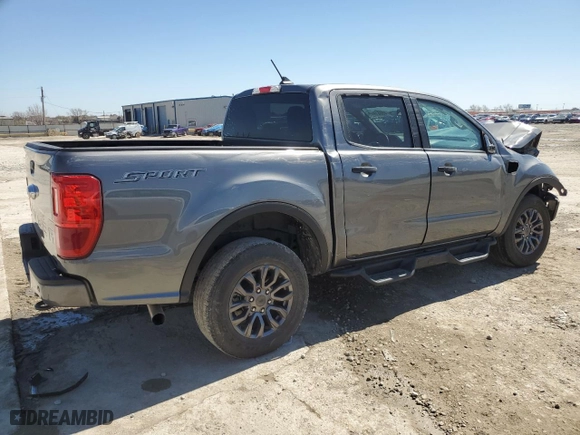 2021 Ford Ranger XL with VIN 1FTER4EH3MLD30981, listed as a Copart auction lot 48661965 with 27,936 mi miles and Salvage Title. Bid and sale history available at carsss.com. Image 3.