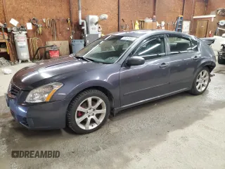 2008 Nissan Maxima SE with VIN 1N4BA41E38C833878, listed as a Copart auction lot 65064565 with 126,966 mi miles and Salvage title. Bid and sale history available at DreamBid. Image 1.