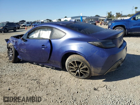 2023 Toyota GR86 with VIN JF1ZNBC12P8761297, listed as a Copart auction lot 82222144 with 0 mi miles and Salvage Title. Bid and sale history available at carsss.com. Image 2.