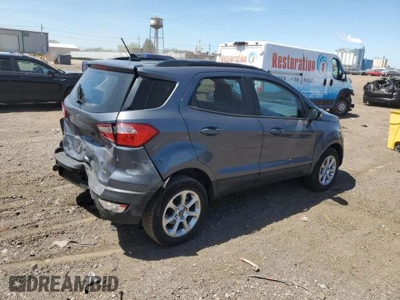 2018 Ford EcoSport SE z VIN MAJ6P1UL7JC192460, wystawiony jako Copart lot #56304555 z przebiegiem 51 878 mil mil oraz Szkoda całkowita • Salvage title. Historia ofert i sprzedaży dostępna na DreamBid. Obrazek 3.