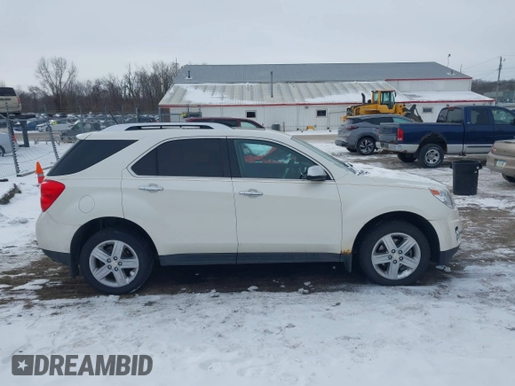 2015 Chevrolet Equinox LTZ with VIN 1GNALDEK7FZ132441, listed as a IAAI auction lot 41611145 with 107,141 mi miles. Bid and sale history available at carsss.com. Image 13.