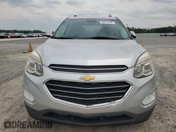 2017 Chevrolet Equinox LT with VIN 2GNALCEK0H1500481, listed as a Copart auction lot 52915195 with 129,023 mi miles and Salvage Title. Bid and sale history available at DreamBid. Image 5.
