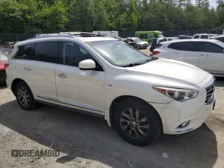 2015 Infiniti QX60 z VIN 5N1AL0MM5FC501767, wystawiony jako Copart lot #57256355 z przebiegiem 61 511 mil mil oraz Szkody całkowita. Historia ofert i sprzedaży dostępna na DreamBid. Obrazek 4.