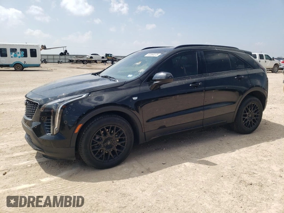 2020 Cadillac XT4 FWD Sport with VIN 1GYFZER43LF149811, listed as a Copart auction lot 53369375 with 110,492 mi miles and Salvage title. Bid and sale history available at DreamBid. Image 1.
