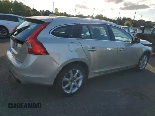 2017 Volvo V60 Premier with VIN YV140MEK6H1336531, listed as a Copart auction lot 74840174 with 86,663 mi miles and Salvage Title. Bid and sale history available at carsss.com. Image 3.