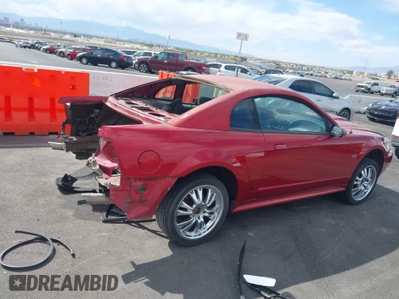 2003 Ford Mustang GT Deluxe with VIN 1FAFP42X43F363173, listed as a IAAI auction lot 42086161 with 103,828 mi miles. Bid and sale history available at carsss.com. Image 12.