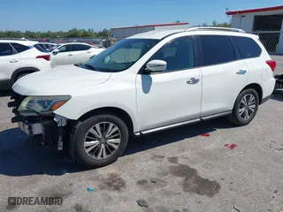 2017 Nissan Pathfinder SL with VIN 5N1DR2MN5HC674255, listed as a IAAI auction lot 41774264 with 228354 miles. Bid and sale history available at carsss.com. Image 17.