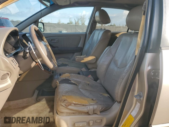 2000 Lexus RX 300 with VIN JT6GF10U2Y0070284, listed as a Copart auction lot 45572985 with 239,400 mi miles and Salvage Title. Bid and sale history available at DreamBid. Image 7.