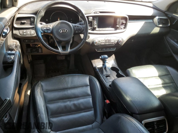 2017 Kia Sorento EX V6 with VIN 5XYPH4A59HG302756, listed as a Copart auction lot 49394315 with 207,366 mi miles and Clean Title. Bid and sale history available at carsss.com. Image 8.