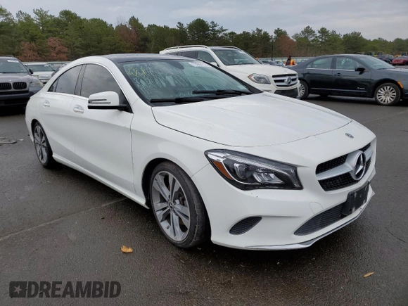 2019 Mercedes-Benz CLA with VIN WDDSJ4GB9KN771301, listed as a Copart auction lot 73356112 with 39,796 mi miles. Bid and sale history available at carsss.com. Image 4.