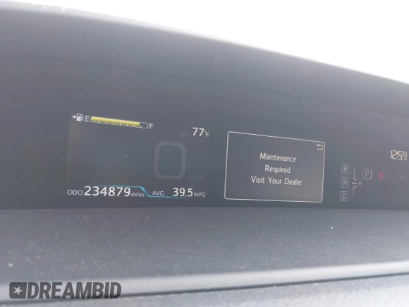 2016 Toyota Prius Two with VIN JTDKBRFU3G3516895, listed as a IAAI auction lot 41720956 with 234,879 mi miles and . Bid and sale history available at DreamBid. Image 7.