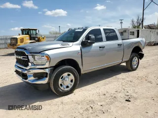 2024 Ram 2500 Tradesman with VIN 3C6UR5CL4RG393141, listed as a Copart auction lot 51021265 with 52 mi miles and Salvage title. Bid and sale history available at DreamBid. Image 1.