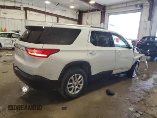 2018 Chevrolet Traverse LT Cloth with VIN 1GNERGKW3JJ251149, listed as a Copart auction lot 43180715 with 57,595 mi miles and Clean Title. Bid and sale history available at carsss.com. Image 3.