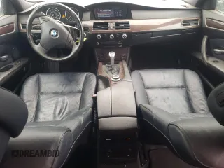 2008 BMW 5 Series 550i with VIN WBANW53508CT34559, listed as a Copart auction lot 49057624 with 119,058 mi miles and Salvage Title. Bid and sale history available at carsss.com. Image 8.
