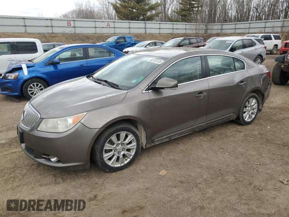 2010 Buick LaCrosse CXL with VIN 1G4GK5EG3AF242061, listed as a Copart auction lot 50792135 with 172,938 mi miles and Clean title. Bid and sale history available at DreamBid. Image 1.