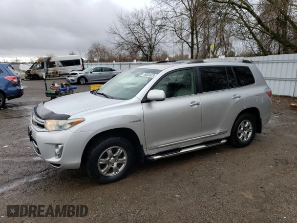 2011 Toyota Highlander Hybrid Limited with VIN JTEDC3EH7B2002341, listed as a Copart auction lot 49533825 with 279,865 mi miles and Salvage Title. Bid and sale history available at carsss.com. Image 1.