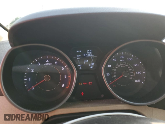 2013 Hyundai Elantra GLS z VIN 5NPDH4AE2DH257052, wystawiony jako Copart lot #59750455 z przebiegiem 70 580 mil mil oraz Szkoda całkowita • Salvage title. Historia ofert i sprzedaży dostępna na DreamBid. Obrazek 9.