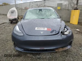 2023 Tesla Model 3 with VIN 5YJ3E1EA2PF434910, listed as a Copart auction lot 48523135 with 0 mi miles and Non Repairable. Bid and sale history available at carsss.com. Image 5.