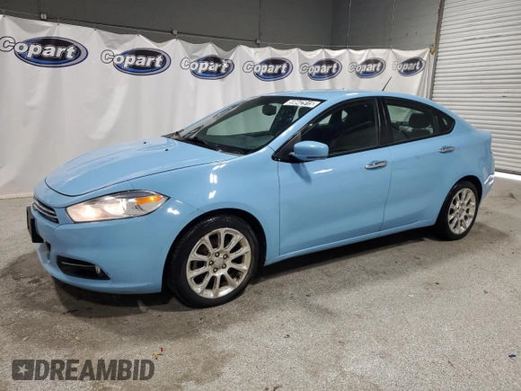 2013 Dodge Dart Limited with VIN 1C3CDFCH7DD226447, listed as a Copart auction lot 59842915 with 58,222 mi miles and Clean title. Bid and sale history available at DreamBid. Image 1.