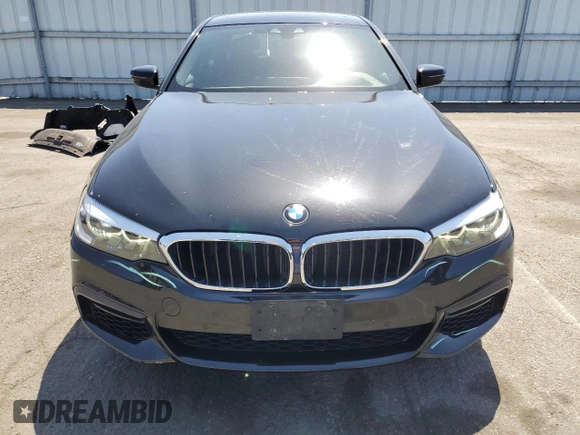 2018 BMW 5 Series 530e with VIN WBAJA9C50JB252458, listed as a Copart auction lot 58697585 with 89,050 mi miles and Salvage title. Bid and sale history available at DreamBid. Image 5.