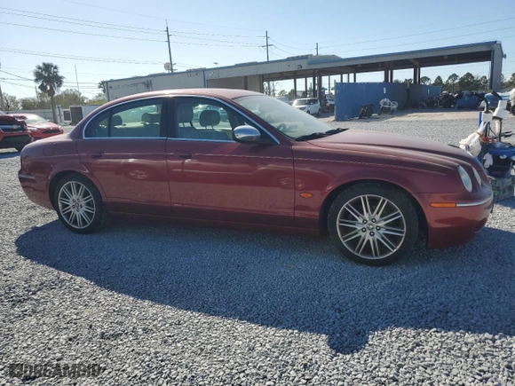 2008 Jaguar S-Type 3.0 with VIN SAJWA01A78FN88763, listed as a Copart auction lot 42589585 with 127,271 mi miles and Non Repairable. Bid and sale history available at carsss.com. Image 4.