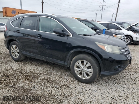 2012 Honda CR-V EX-L with VIN 5J6RM4H73CL018896, listed as a Copart auction lot 52771935 with 239,863 mi miles and Salvage Title. Bid and sale history available at carsss.com. Image 4.