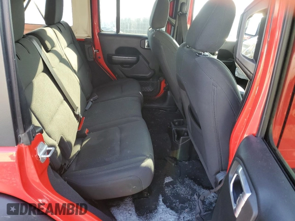 2021 Jeep Wrangler Unlimited Sport Altitude with VIN 1C4HJXDN1MW630739, listed as a Copart auction lot 87412754 with 123,771 mi miles and Salvage title. Bid and sale history available at DreamBid. Image 11.