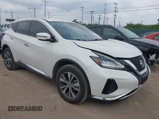 2020 Nissan Murano S with VIN 5N1AZ2AJ4LN170099, listed as a IAAI auction lot 42166065 with 42,925 mi miles and . Bid and sale history available at DreamBid. Image 1.