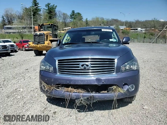 2014 Infiniti QX80 with VIN JN8AZ2NC4E9352899, listed as a Copart auction lot 54101355 with 102,340 mi miles and Salvage title. Bid and sale history available at DreamBid. Image 14.