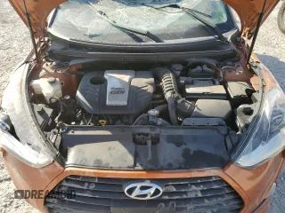 2015 Hyundai Veloster Turbo z VIN KMHTC6AE4FU232597, wystawiony jako Copart lot #74137024 z przebiegiem Nie podano mil oraz Szkoda całkowita • Salvage title. Historia ofert i sprzedaży dostępna na DreamBid. Obrazek 12.