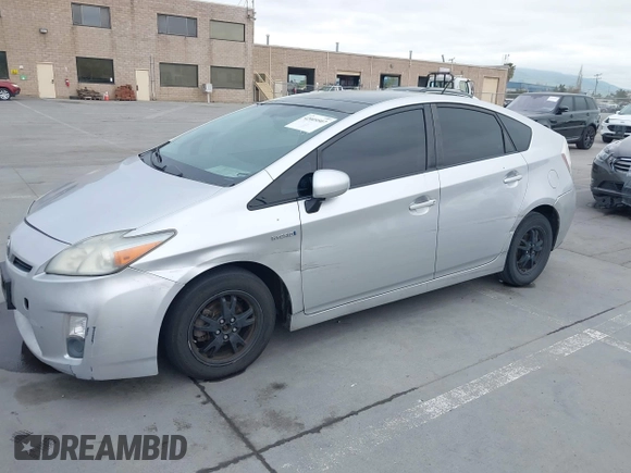2011 Toyota Prius I with VIN JTDKN3DU7B0323019, listed as a IAAI auction lot 42009507 with 282,412 mi miles. Bid and sale history available at carsss.com. Image 6.