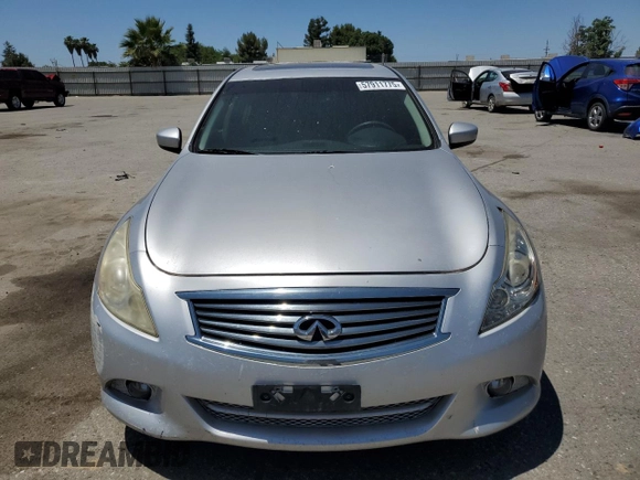 2013 Infiniti G37 Journey with VIN JN1CV6AP8DM722931, listed as a Copart auction lot 57911775 with 104,910 mi miles and Salvage title. Bid and sale history available at DreamBid. Image 5.