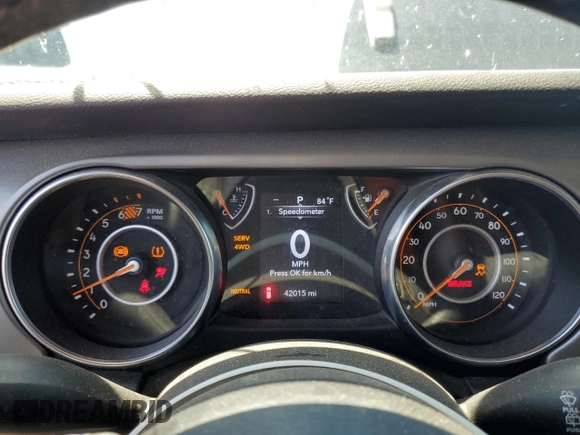 2023 Jeep Wrangler Sport S with VIN 1C4HJXDN9PW564543, listed as a Copart auction lot 56192945 with 42,015 mi miles and Salvage title. Bid and sale history available at DreamBid. Image 9.