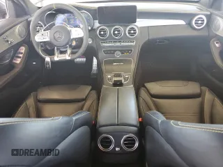 2020 Mercedes-Benz C 63 AMG with VIN 55SWF8GB7LU330754, listed as a Copart auction lot 75277924 with 64,076 mi miles and Salvage title. Bid and sale history available at DreamBid. Image 8.