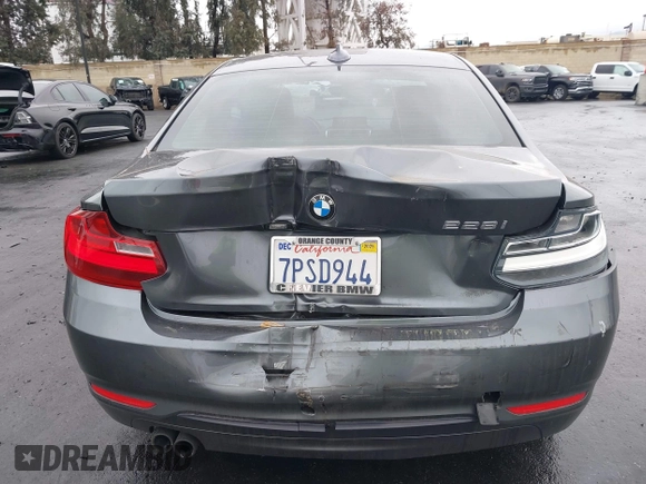 2016 BMW 2 Series 228i with VIN WBA1F9C54GV544851, listed as a IAAI auction lot 42185358 with 100,951 mi miles and . Bid and sale history available at DreamBid. Image 16.