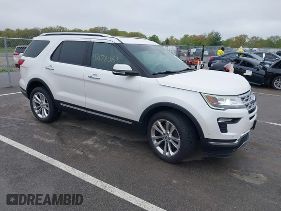 2018 Ford Explorer Limited с VIN 1FM5K8FH4JGC57680, выставлен на аукционе IAAI как лот 42178063 с пробегом 94 821 миль миль и . История ставок и продаж доступна на DreamBid. Изображение 1.