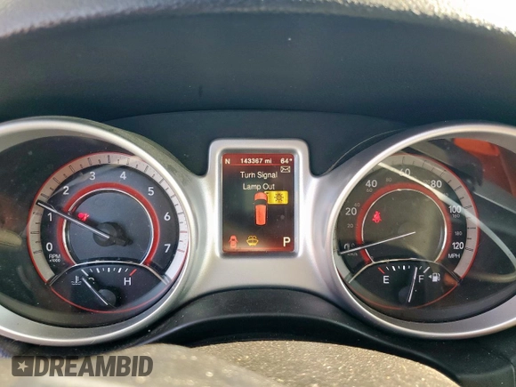 2019 Dodge Journey GT with VIN 3C4PDDEG9KT687582, listed as a Copart auction lot 56570435 with 143,367 mi miles and Salvage title. Bid and sale history available at DreamBid. Image 9.